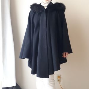 MARIE CLAIRE Black Cape